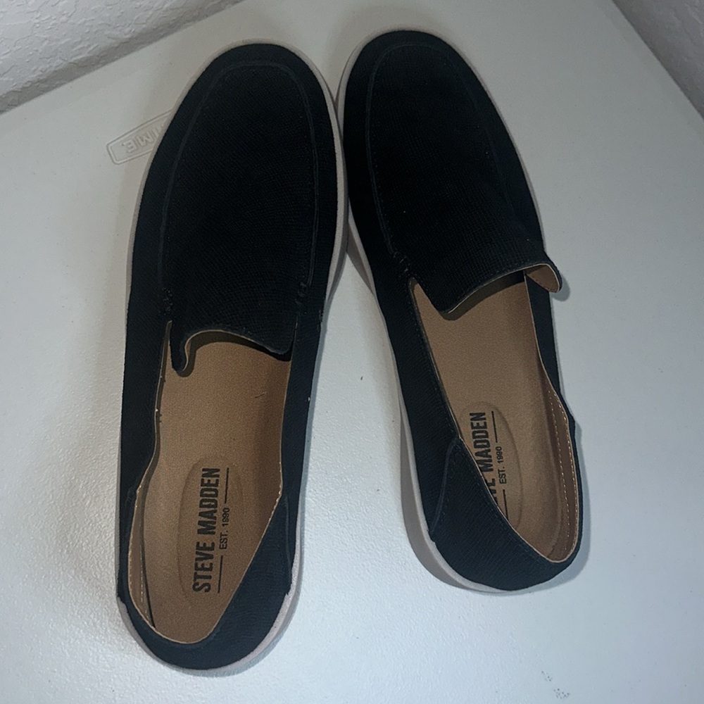 STEVE MADDEN MAIZEN BLACK SUEDE NEW, size 13, very comfy, last one! MAIZ01M1